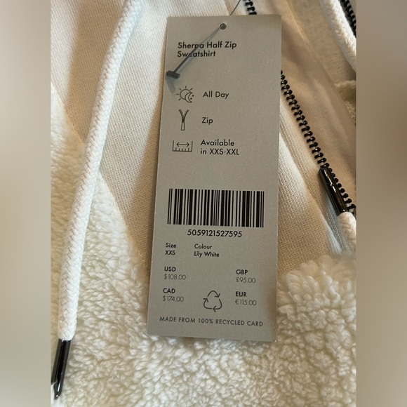 Sweaty Betty Sherpa 1/2 zip sweatshirt - Picture 4 of 5